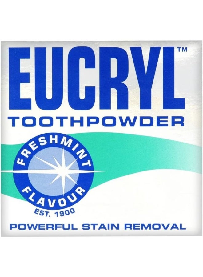 Eucryl Smokers Freshmint Toothpowder 50g - Image 1